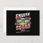 クルーズスクワッド2024夏休みマッチングファミリー ポストカード (正面/裏面)