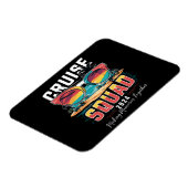 クルーズスクワッド2024夏休みマッチングファミリー マグネット (左側)