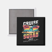 クルーズスクワッド2024夏休みマッチングファミリー マグネット (正面/裏面)