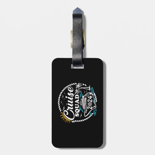 クルーズスクワッド2024夏休みマッチングファミリー ラゲッジタグ (裏面縦)