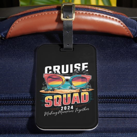 クルーズスクワッド2024夏休みマッチングファミリー ラゲッジタグ (正面インサイチュ2)