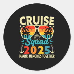 クルーズスクワッド2025サマー ヴァケーション トリップ グループマッチ ラウンドシール