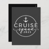 クルーズスクワッド2025ファミリーマッチング衣装サマー シーズンポストカード (正面/裏面)