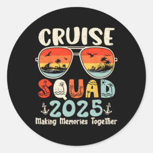 クルーズスクワッド2025夏休みマッチングファミリー ラウンドシール