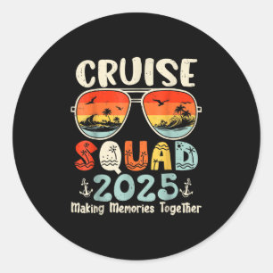 クルーズスクワッド2025夏休みマッチングファミリー ラウンドシール