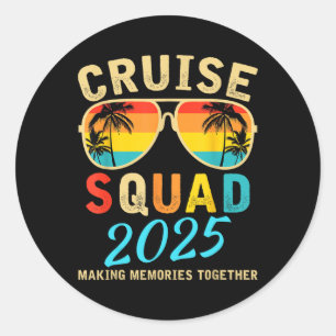 クルーズスクワッド2025夏休みマッチングファミリー ラウンドシール
