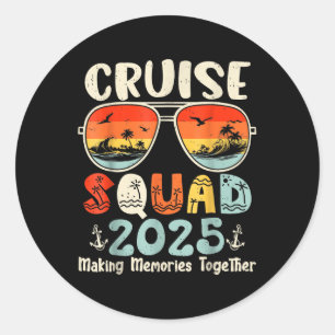 クルーズスクワッド2025夏休みマッチングファミリー ラウンドシール