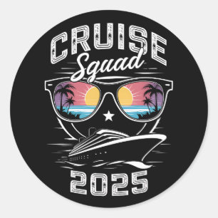 クルーズスクワッド2025夏休みマッチングファミリー ラウンドシール