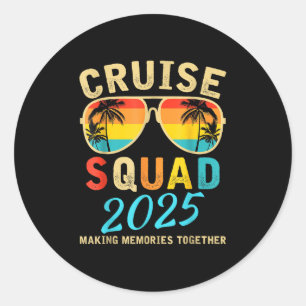 クルーズスクワッド2025夏休みマッチングファミリー ラウンドシール