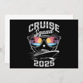 クルーズスクワッド2025夏休みマッチングファミリー 招待状 (正面/裏面)