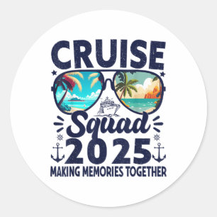 クルーズスクワッド2025夏休み旅行グループマッチ ラウンドシール