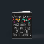 クルーズスタッフが最も写真を撮りそうなもの カード<br><div class="desc">クルーズスタッフが最も写真を撮りそうなタオル</div>