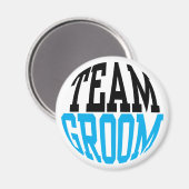 クルーズステートルームキャビン結婚ドアマーカーの新郎 マグネット (正面/裏面)