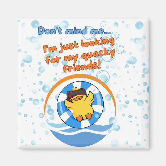 クルーズセーリングforクルーズダック マグネット (正面)