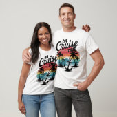 クルーズタイムココナッツツリーサマーバケーション Tシャツ (ユニセックス)