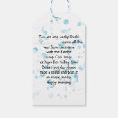 クルーズダックラベル ギフトタグ (裏面)