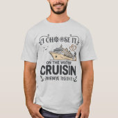 クルーズデートが大好きなカップルへ Tシャツ (正面)