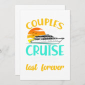 クルーズトゥルクルーズクルーズ船クルージング 招待状 (正面/裏面)