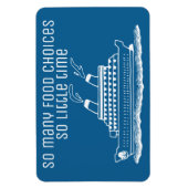 クルーズトラベルバケーションドアおもしろいマーカー マグネット (縦)