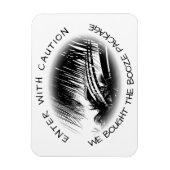 クルーズドおもしろいアのステートルー買ムブーズパッケージ マグネット (縦)