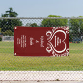 クルーズドアデコーステートルー結婚ム記念日 横断幕 (インサイチュ)