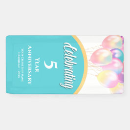 クルーズドアデコーステートルー結婚ム記念日 横断幕