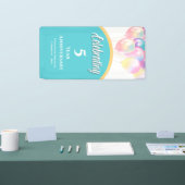 クルーズドアデコーステートルー結婚ム記念日 横断幕 (トレードショー)