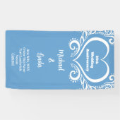 クルーズドアデコーステートルー結婚ム記念日 横断幕 (横)