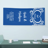 クルーズドアデコールサインステートルームドアたった今結婚しました 横断幕 (トレードショー)