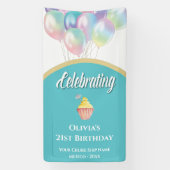 クルーズドアデコールサインステートルームドア誕生日 横断幕 (縦)