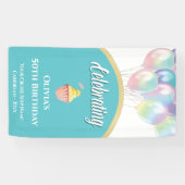 クルーズドアデコールサインステートルーム50誕生日 横断幕 (横)