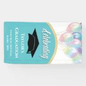 クルーズドアデコール、ステートルームドアの卒業式にサイン 横断幕 (横)