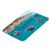 クルーズドアマーカードルフィンキャパーソナライズされたビン マグネット (左側)