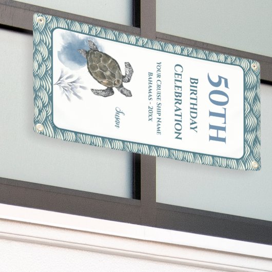 クルーズドエレガントアデコールサイン誕生日 横断幕 (ビルの外側)