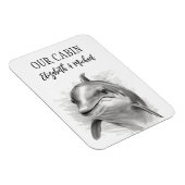 クルーズドパーソナライズされたアシーイルカ マグネット (右側)