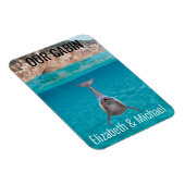 クルーズドパーソナライズされたア海ドルフィンマーカー マグネット (右側)