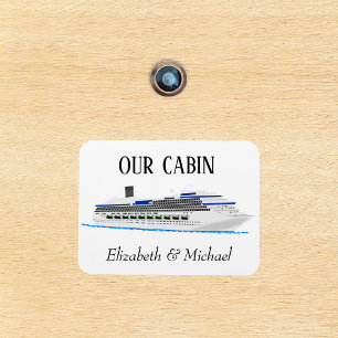 クルーズドパーソナライズされたア船Our Cabin マグネット