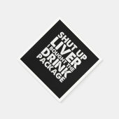 クルーズドリンクパッケージクルーズシップクルージングバケーション スタンダードカクテルナプキン (角)