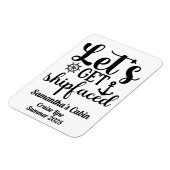 クルーズバケーションシップのドアの出荷おもしろい マグネット (左側)