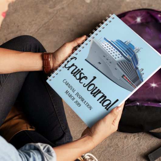 クルーズバケーションジャーナルノートブックシップカスタム ノートブック