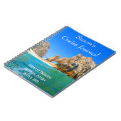 クルーズバケーションジャーナルノートブックメキシコビーチ ノートブック (左側)