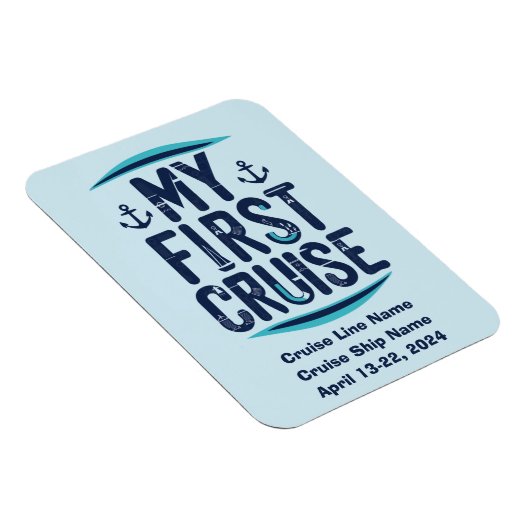 クルーズバケーションマイファーストクルーズカスタム マグネット (右側)