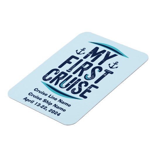 クルーズバケーションマイファーストクルーズカスタム マグネット (左側)