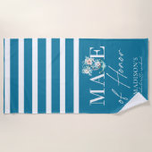 クルーズバチェロレッテウィークエンドメイトオブオナー ビーチタオル (正面)