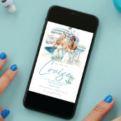 クルーズバチェロレッテウォーターカラーブライド 招待状