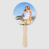 クルーズバチェロレッテパーソナライズされた写真 ハンドファン (裏面)