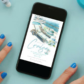 クルーズバチェロレッテボートウォーター色 招待状