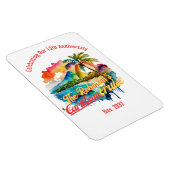 クルーズパーソナライズされたカリブのドア | Keepsake マグネット (右側)