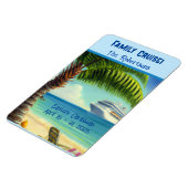 クルーズパーソナライズされたシップのステートルームドア マグネット (左側)