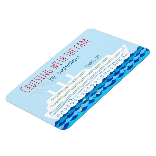 クルーズパーソナライズされたシップをテーマにした マグネット (左側)